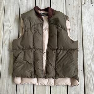 Vintage Tempco down puffer vest 70s L Steve McQueen high-low hem